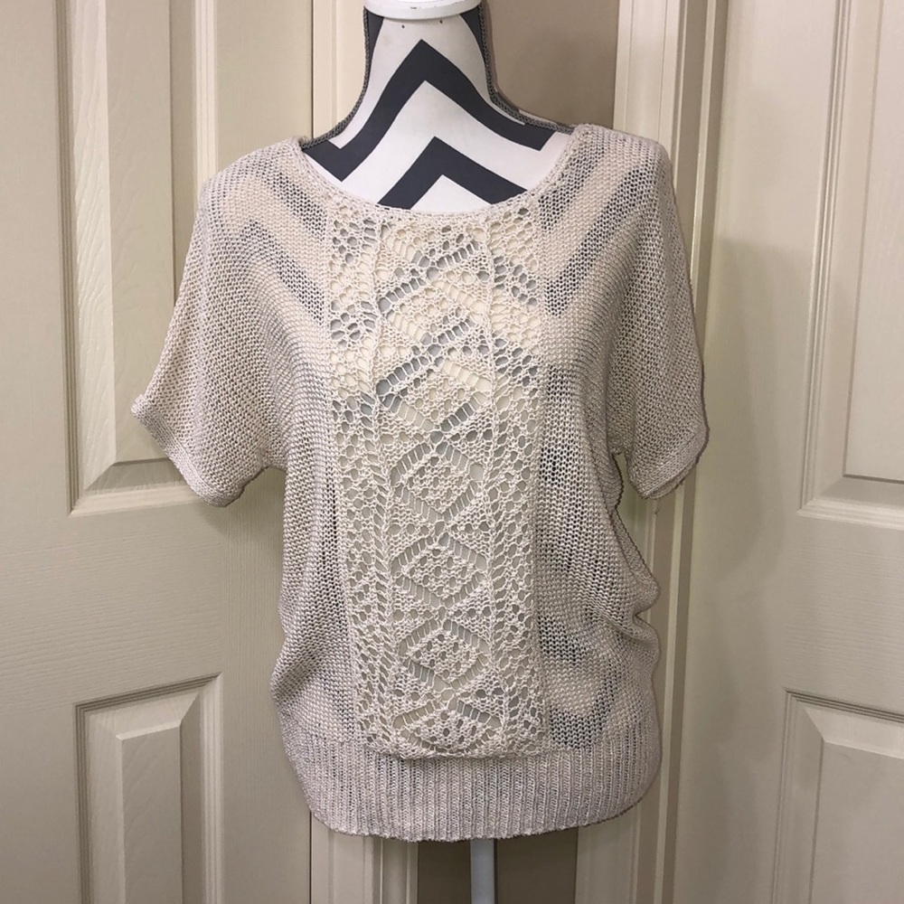 Chico’s Ladies Short Sleeve Knit Sweater